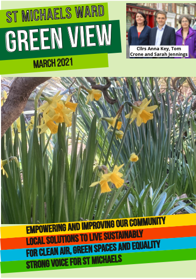 St Michaels GreenView March 2021 front page
